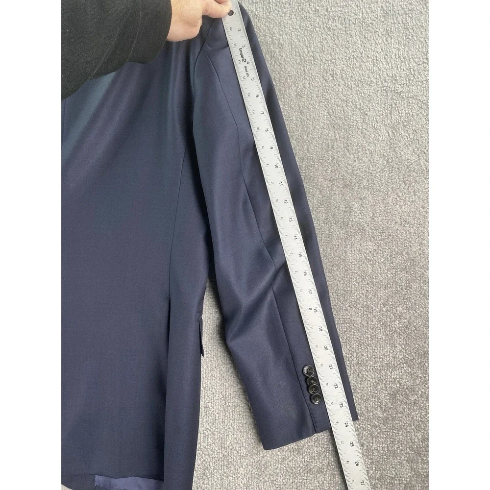 SuitSupply Suit Jacket 38 R Blue Wool Vitale Barberis Canonico Napoli Designer